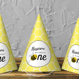 Chapéu De Festa Doce Pequeno primeiro aniversario de Abelhas