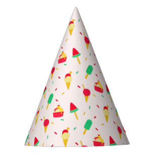 Chapéu De Festa Doce Sorvete de Verão