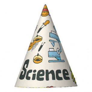 Chapéu De Festa Dodles Científicos: Conjunto Escolar Desenho À Mão