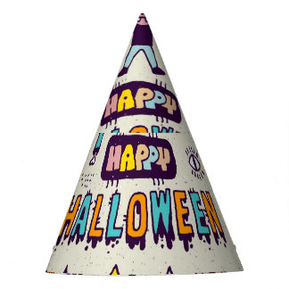 Chapéu De Festa Dodles de Halloween, desenho de desenho animado.