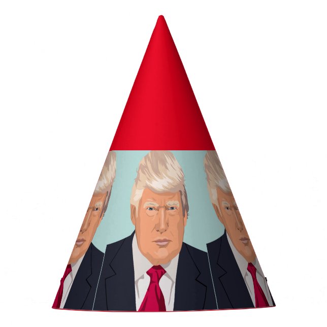 CHAPÉU DE FESTA DONALD TRUMP PARTY HATS (Frente)