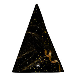 Chapéu De Festa Dourado preto (12)