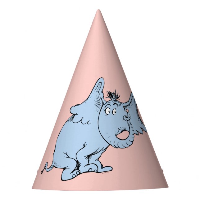 Chapéu De Festa Dr. Seuss | Horton Vista Lateral (Frente)
