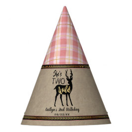 Chapéu De Festa Duas Garotas Selvagens segundo aniversário De Vead