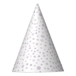 Chapéu De Festa Dust Confetti Watercolor Dots Party Hat