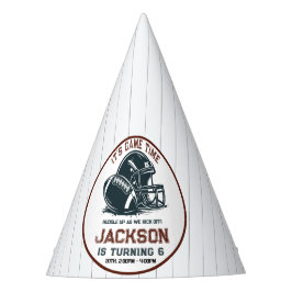 Chapéu De Festa É hora do jogo! Jogo de aniversários de futebol