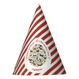 Chapéu De Festa É um Aniversário da Borboleta, Collage Items for P