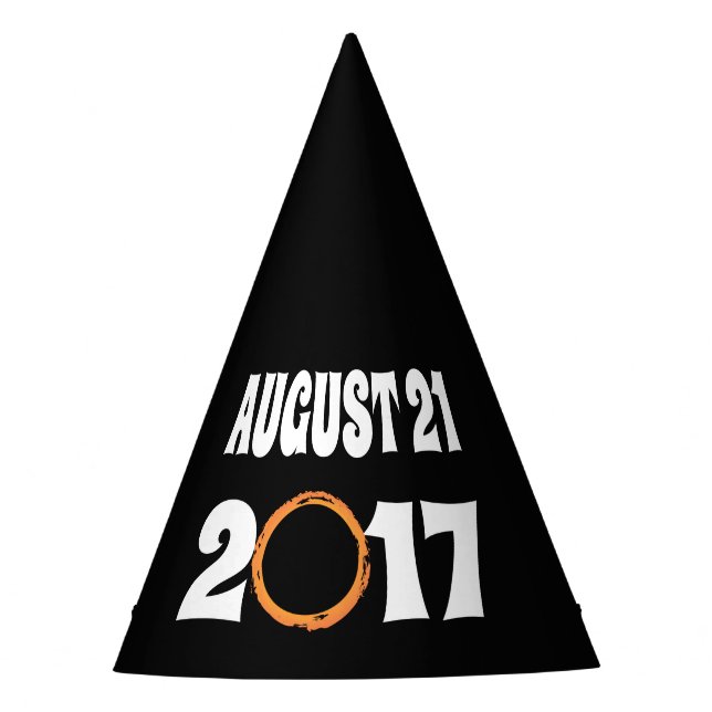 Chapéu De Festa Eclipse Solar Total agosto 21 2017 (Frente)