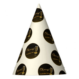 Chapéu De Festa Elegant Champagne New Year Eve Party Hat
