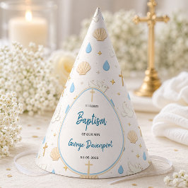 Chapéu De Festa Elegante Batismo | Festa de Batismo Infantil Relig