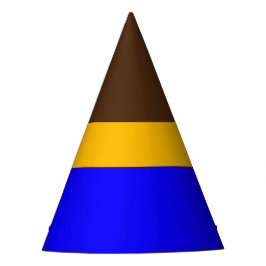 Chapéu De Festa Elegante Royal Blue Banded Banded Cacau com faixa 