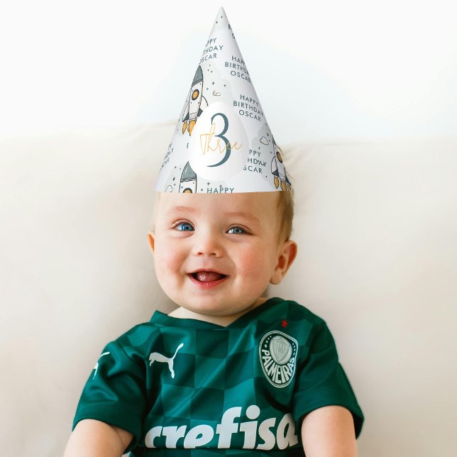 Chapéu De Festa Embarcação Foguete de Cerco de Pastel Suave (Criador carregado)