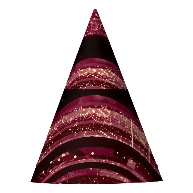 Chapéu De Festa espaço 3D, fundo de ficção científica. (Frente)