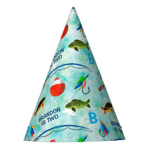Chapéu De Festa Espécie de pesca do segundo aniversário-peixe-ca