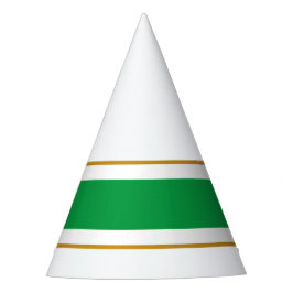 Chapéu De Festa Esportes Divertidos, Verde Brilhante, Greve de Cor