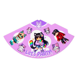 Chapéu De Festa Estilo Aphmau, Rapariga de Nascimento, Jogador Bon