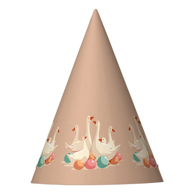 Chapéu De Festa Estilo de Cut-Out de Seis Gansos A-Lay (Frente)