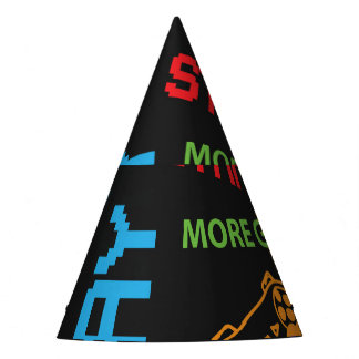 Chapéu De Festa Estilo de Jogo de Pixel: Abstrato Invisível.