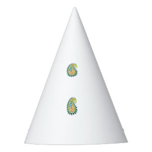 Chapéu De Festa Estilo Decorativo, Verde Azul Escuro, Wattle