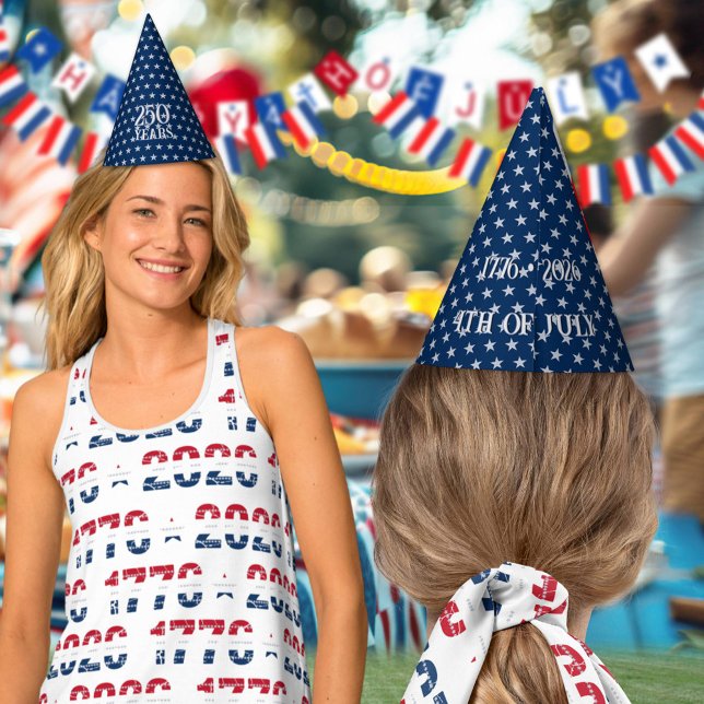 Chapéu De Festa Estrela Semiquincentenária Prateada Azul Marinho  (Criador carregado)