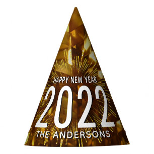 CHAPÉU DE FESTA FAÍSCA DOURADO METROPOLITANA DO PARTIDO DA VÉSPE