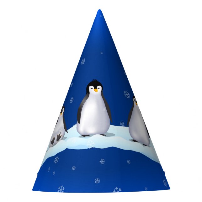 Chapéu De Festa Família Penguin (Frente)