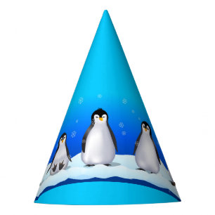 Chapéu De Festa Família Pinguim