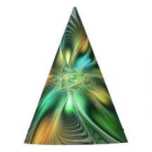 Fantasia Abstrata Moderna Colorida Floral Fractal