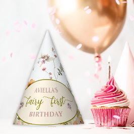 Chapéu De Festa Fantasy Fairy First Wildflower