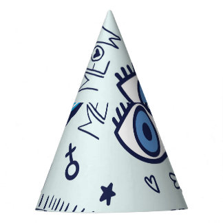 Chapéu De Festa Fashion Patch: Pop Art Stickers.