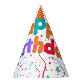 Chapéu De Festa Feliz aniversário Confetti