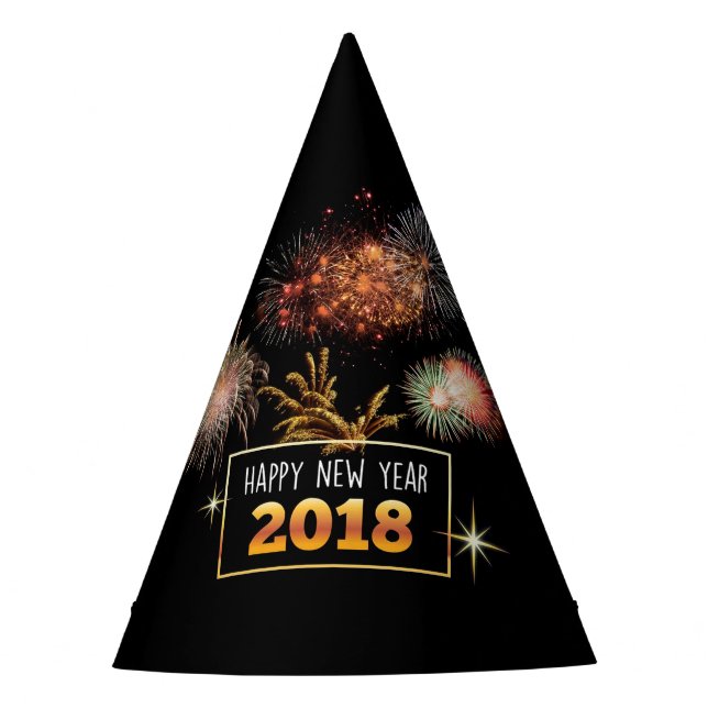 Chapéu De Festa Feliz ano novo 2018 (Frente)