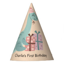 Feliz Brachiosaurus Dinossaur com presentes de ani