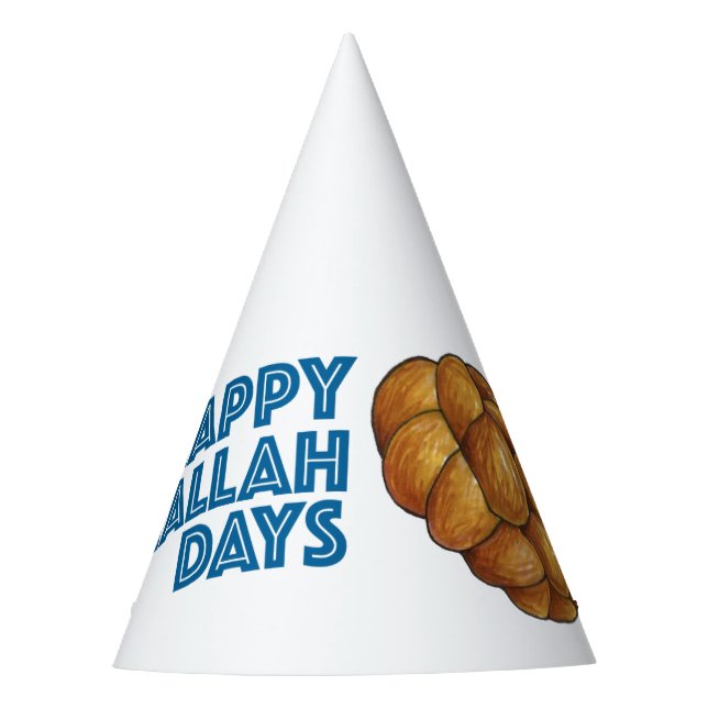 Chapéu De Festa Feliz Challah Days Hanukkah Chanukah Holiday (Frente)