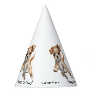 Chapéu De Festa Feliz Jumping Dog Art - Parabéns