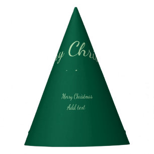 Chapéu De Festa Feliz Natal verde plano solo holida