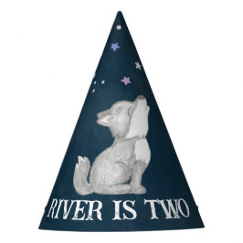 Chapéu De Festa Festa de aniversário com tema de lobo pequeno impr