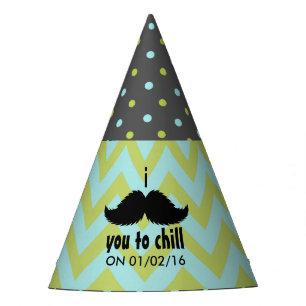 Chapéu De Festa Festa de aniversário de bigode de Hipster pequeno