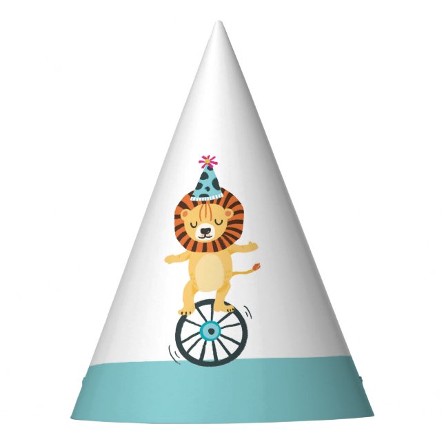 Chapéu De Festa Festa de Aniversário de criança de Circus (Frente)