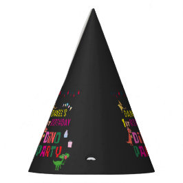 Chapéu De Festa Festa de aniversário de Dino Dinossaur Moderno e B