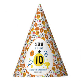 Chapéu De Festa Festa de aniversário de Esporte Moderno | Tema do