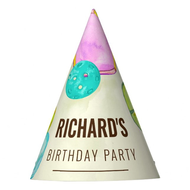 Chapéu De Festa Festa de aniversário de Esportes de Esportes de Pi (Frente)