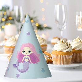Chapéu De Festa Festa de aniversário de Sereia Bonita