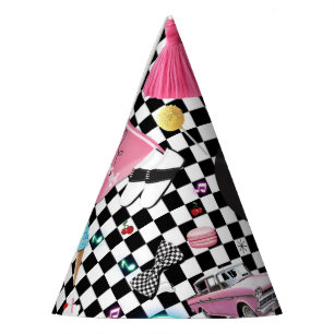 Chapéu De Festa Festa de aniversário de Tema Anos 50 do Verificado