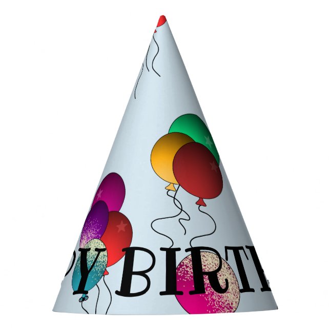 Chapéu De Festa Festa de Aniversário Feliz do Balão, Diversão Colo (Frente)