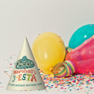 Chapéu De Festa Festa de aniversário Mexicana Personalizada 3-Esta