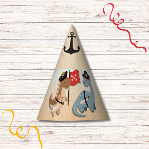 Chapéu De Festa Festa de aniversário Pirata De Dinossauro, Twin Bo