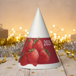 Chapéu De Festa Festa de Ano Novo de Morango