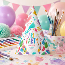 Festa de Arte Colorida para Crianças de 6 Anos de