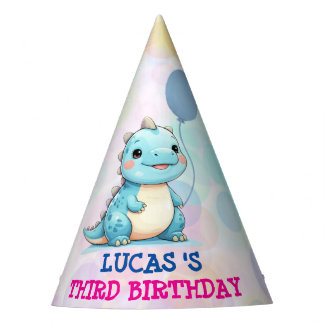 Chapéu De Festa Festa de Feliz Aniversário do Boneco Dinossauro Fe